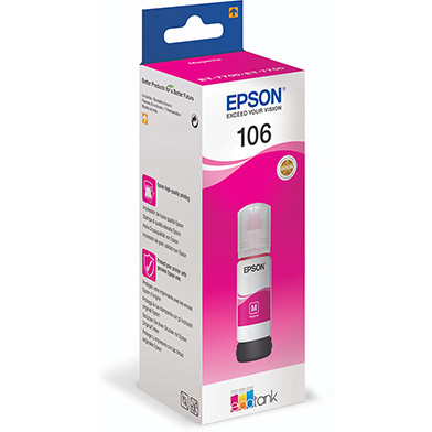 Epson C13T00R340 106 Magenta Ink Bottle (70ml)